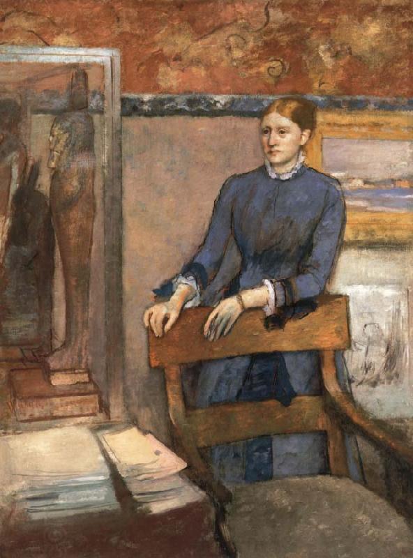 Edgar Degas Helene Rouart in her Father-s study